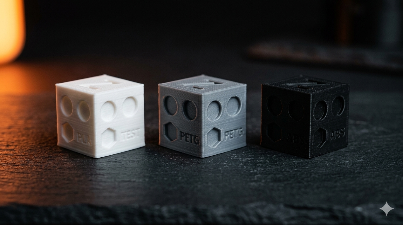 PLA vs PETG vs ABS: полное сравнение трёх пластиков